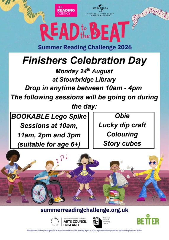 Stourbridge Library - Summer Reading Challenge Finishing Party